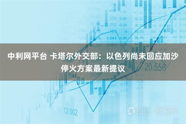 中利网平台 卡塔尔外交部:以色列尚未回应加沙停火方案最新提议